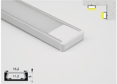 Anodized nhôm ánh sáng LED Tilebar hồ sơ 15 X 6mm Đối với LED Strip Ánh sáng tuyến tính