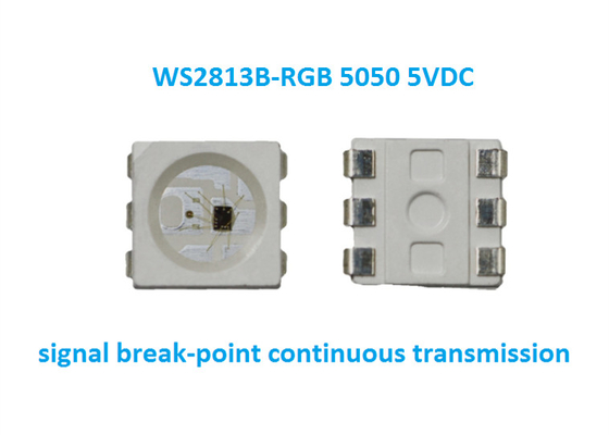 Ws2813 RGB 5050 SMd 5V LED CHip 5V Điện áp làm việc tín hiệu điểm ngắt truyền liên tục LED