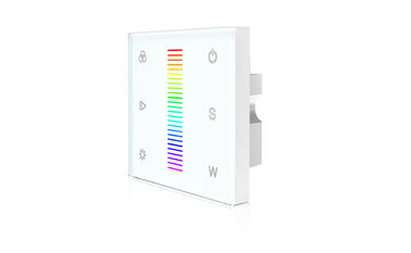 Màn hình cảm ứng nhạy cảm cao LED RGBW Controller Đảm treo tường với chế độ đa