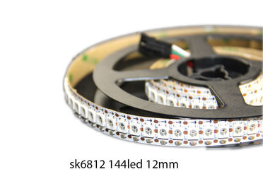 SK6812 Địa chỉ 5v Rgb LED Strip, 144LED / mét Sản lượng cao Led Strip Ánh sáng