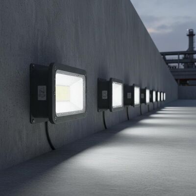 Đèn chiếu sáng LED được chứng nhận IP65 cung cấp điện áp đầu vào AC85-265V và góc chùm 120 độ được thiết kế để hoạt động lâu dài