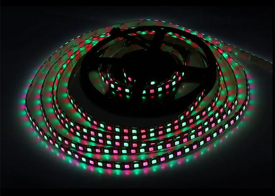 DC12V Digital Dual Signal Line IP20 WS2815 SMD5050 96 LED/m l RGB IC Đường dây LED có thể địa chỉ