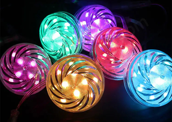 24v RGB WS2811/UCS1903 đèn LED giải trí đèn Pixel đèn Cabochon LED 60mm 18 đèn