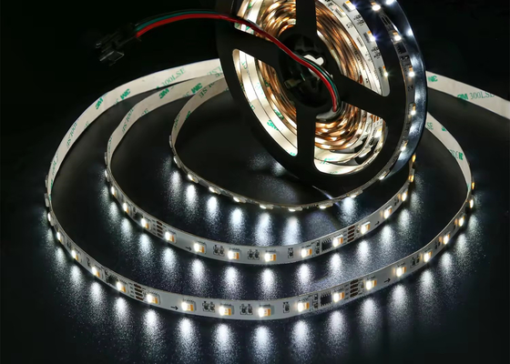 WS2805 Điểm ngắt RGBCW Năm màu băng RGB + Hai màu màu tưởng tượng Điểm ngắt RGBCW 12V24V