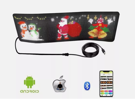 DIY LED Sign Matrix Panel Screen APP Control For Shop Billboard Bar Xe ô tô mới kích thước 1696 Plus