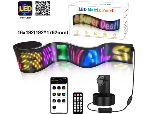 Chuyển hướng Quảng cáo Đèn đèn LED linh hoạt Bluetooth đầy đủ RGB 5VDC Cáp USB Cung cấp năng lượng cho cửa hàng xe khách sạn
