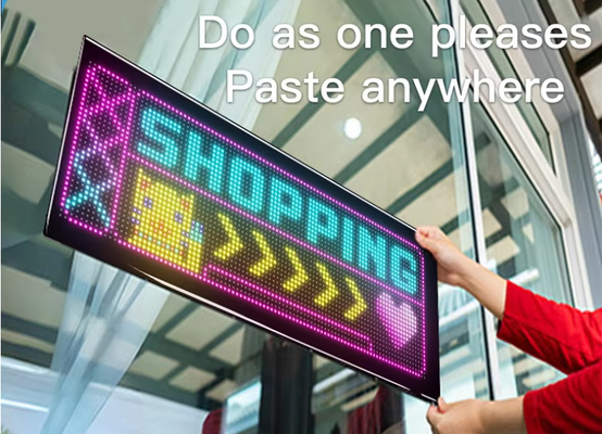 32*192 Hai hàng có thể lập trình LED Display Trucks Animation tương tác màn hình linh hoạt phía trước cửa sổ phía sau