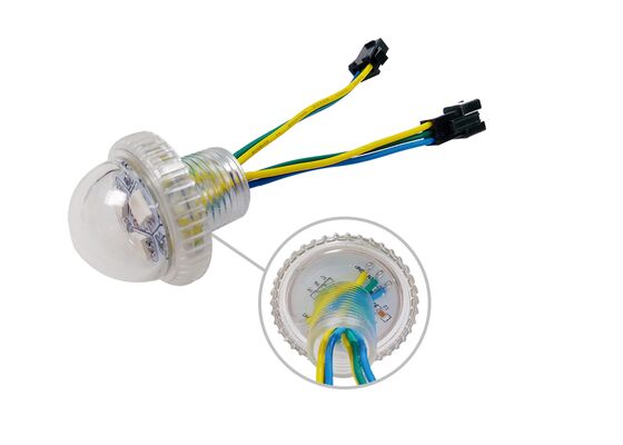 Waterproof 26mm Dc12v UCS1903/WS2811 Led Pixel Light Smart Control RGBIC Multi Color Amusement Park Decorative Lighting