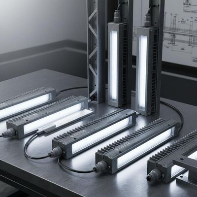 Đèn chiếu sáng LED bằng nhôm IP65 được thiết kế cho các ứng dụng công nghiệp với nguồn sáng LED và vỏ chắc chắn